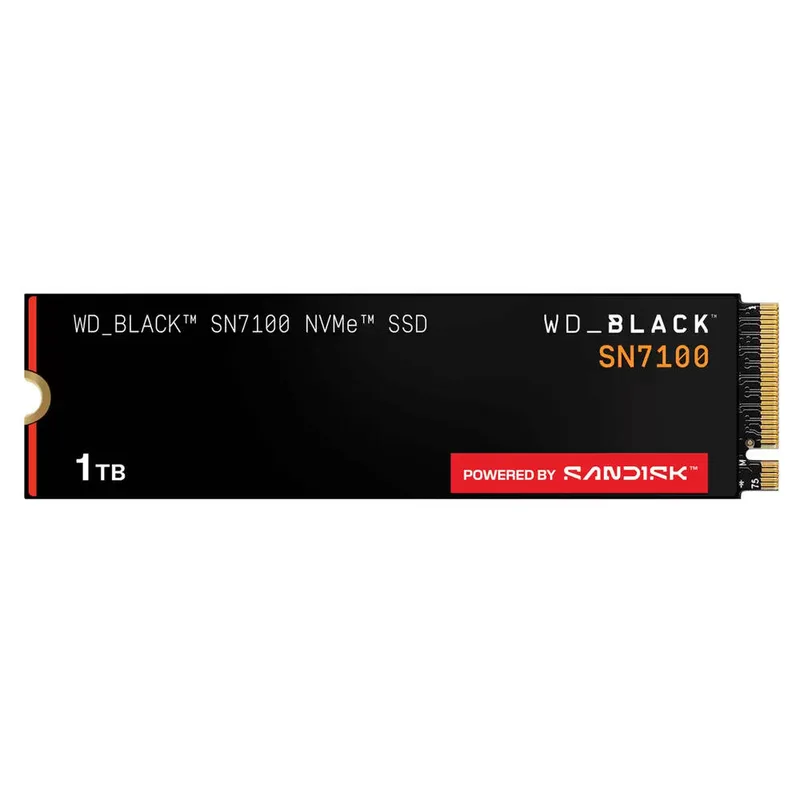 Disco Sólido SSD Western Digital M.2 1TB PCIE4.0 NS7100 NVME BLACK - foto 2