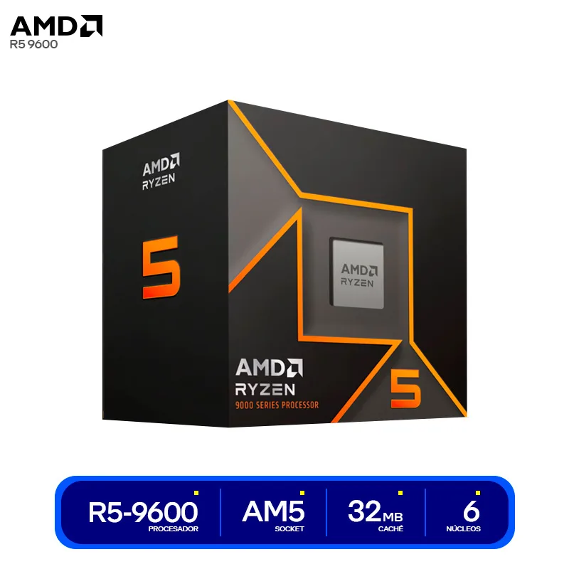 Micro AMD AM5 Ryzen 5 9600 3,80ghz 32MB BOX