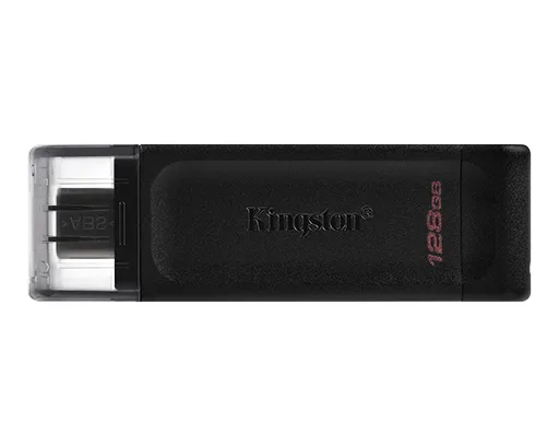 Pendrive Kingston 128GB Usb-c 3.2 Dt70 Negro