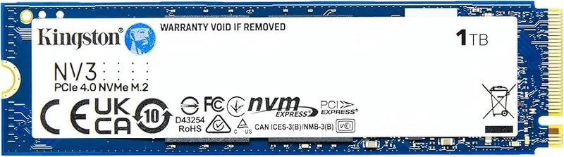 Disco Sólido SSD KINGSTON M.2 1TB PCIE4.0 NVME SNV3S - foto 3