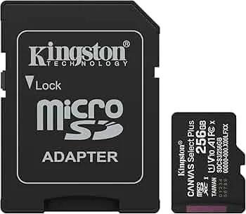 Microsd Kingston 512GB Cl10 Canvas Select PLUS + Adaptador