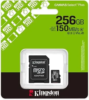 Microsd Kingston 512GB Cl10 Canvas Select PLUS + Adaptador - foto 3