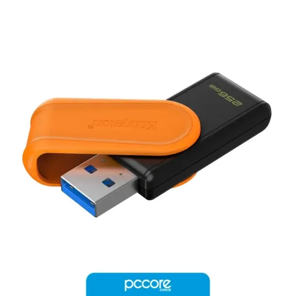 Pendrive Kingston 256GB Usb3.2 Exodia S Negro/naranja - foto 2