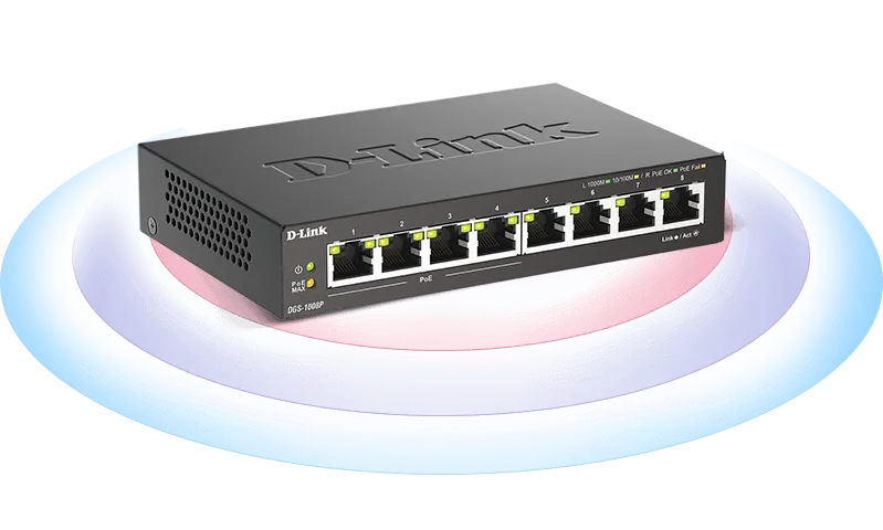 SWITCH D-LINK DGS-1008P 8 Puertos 10/100/1000 - foto 3