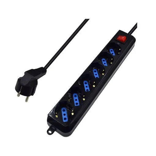 Regleta Ewent Ew3924 6TOMAS Negra C/interruptor Salida AC Tipo F - foto 4