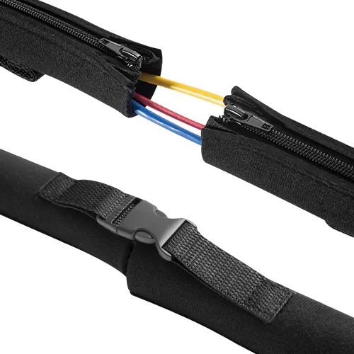 MANGUITO PROTECTOR NEOPRENO EWENT EW1562 PARA CABLES CON CREMALLERA 1000X100mm - foto 2