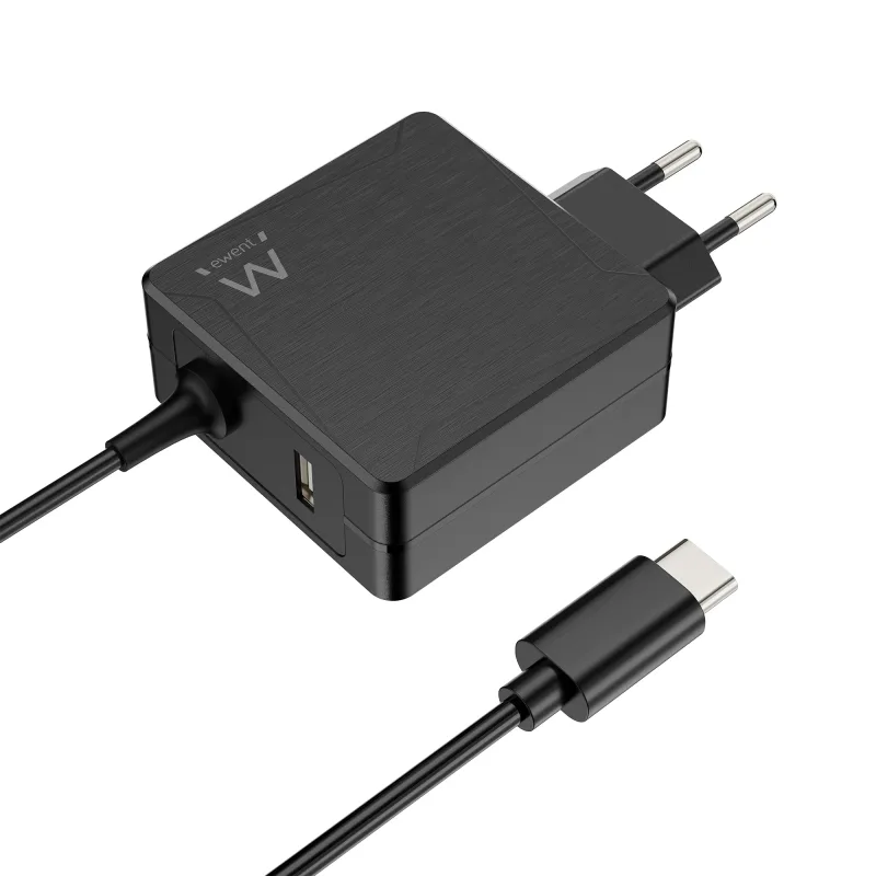 Cargador DE Pared Ewent Ew3978 Usb-c CON PD 65W + Puerto Usb-a