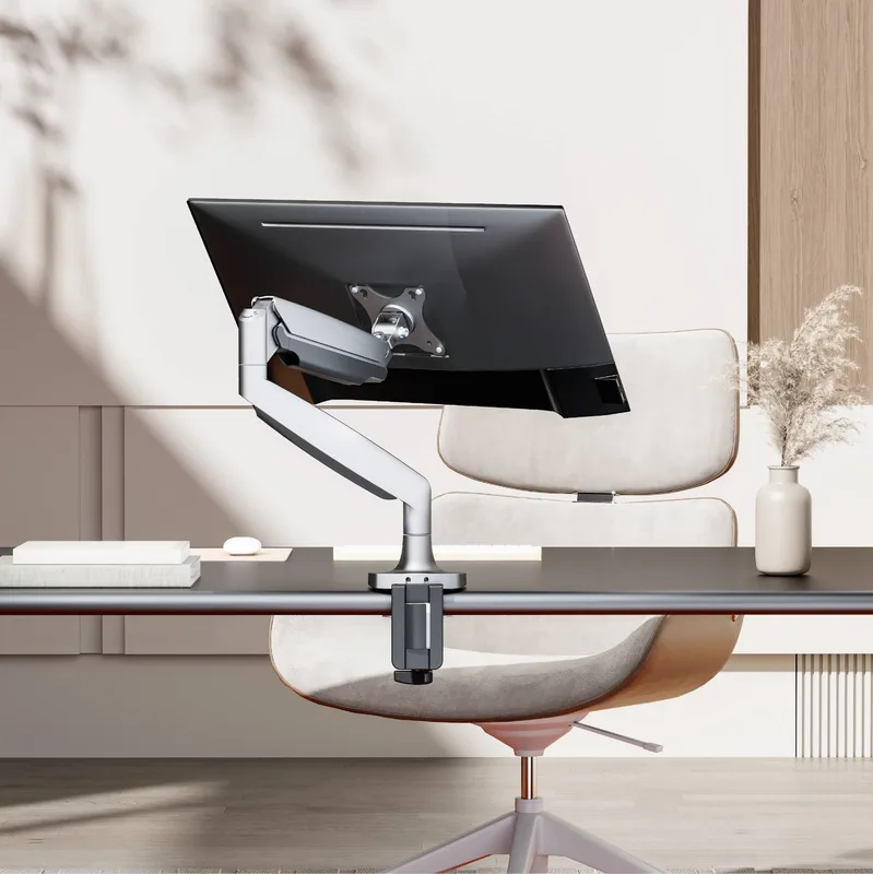 SOPORTE MESA MONITOR EWENT EW1527 HASTA 45 MAX.15KG 1 Brazo PLATA - foto 2