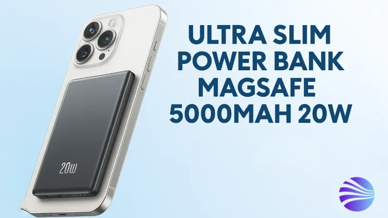 Powerbank Ewent 20W 5000MAH Ultraslim Magsafe 1usb-c/1usb-a - foto 3