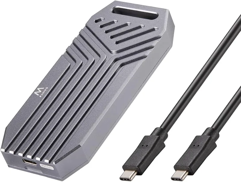 CARCASA EWENT PARA Disco Sólido SSD USB4 40GBPS M.2 NVME PCIE - foto 3