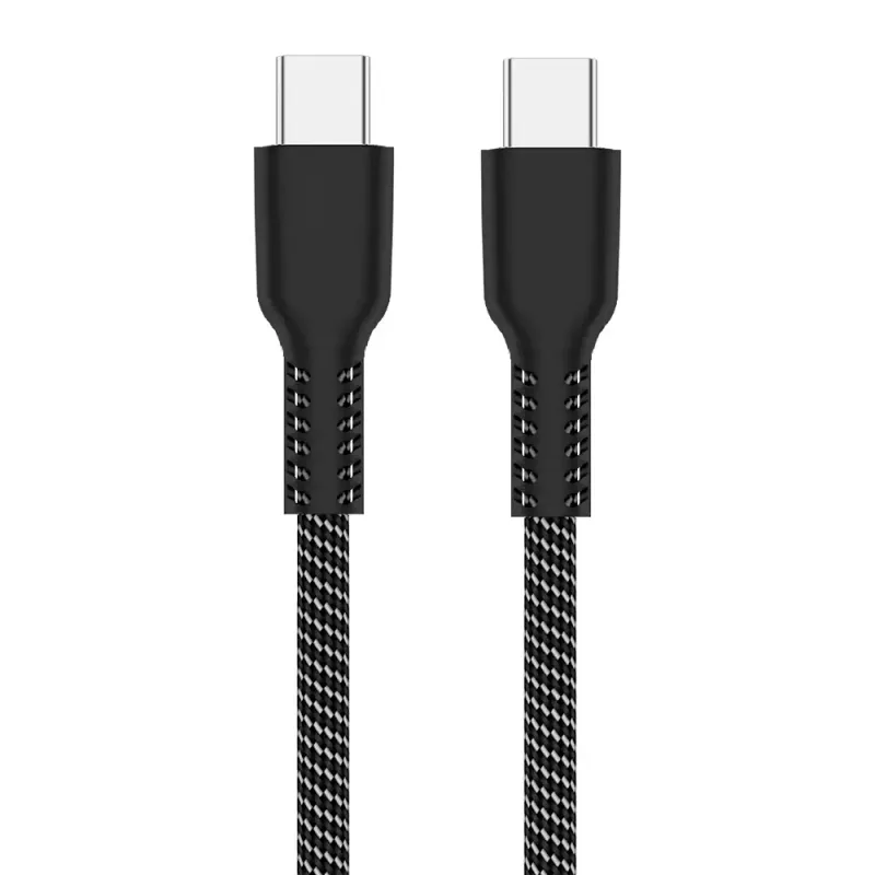 Cable Ewent USB 4 Gen3 Tipo-c/m A Tipo-c/m Fabric 1M Blanco/negro
