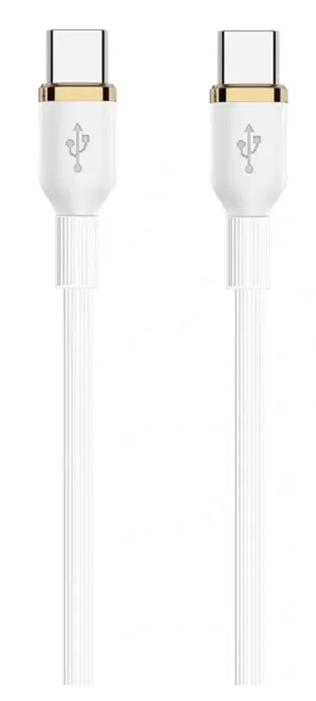 Cable Ewent USB 4 Gen3 Tipo-c/m A Tipo-c/m Fabric 1M Blanco/negro - foto 3