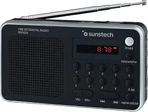 Radio Portatil Digital Sunstech Rpds32sl Usb/sd Negro/plata - foto 2