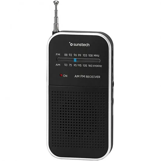 Radio DE Bolsillo Sunstech Analogica Am/fm Negra - foto 4