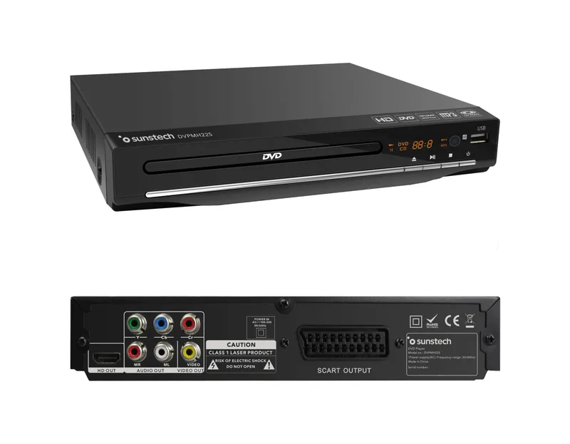 Reproductor DVD Sunstech Dvpmh225 HD USB HDMI Negro - foto 2
