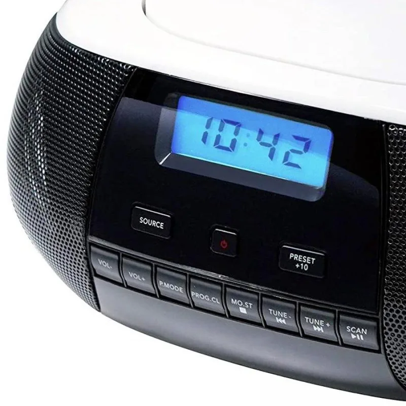 Radio CD Sunstech Crusm400 Cd/mp3/usb Blanco - foto 2