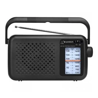 Radio Portatil Sunstech Analogica Am/fm Negra - foto 2