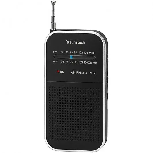 Radio Portatil Sunstech Analogica Am/fm Negra - foto 3