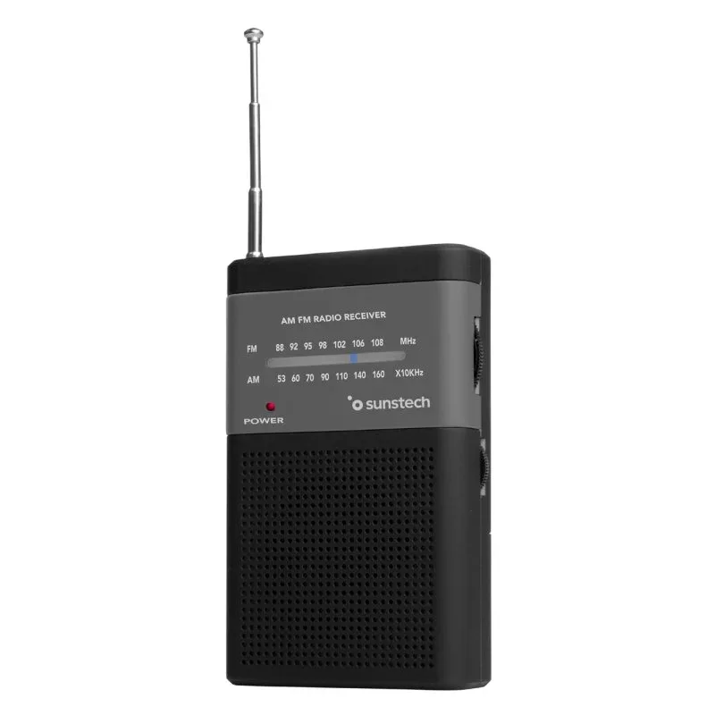 Radio Portatil Sunstech Analogica Am/fm Negra - foto 4