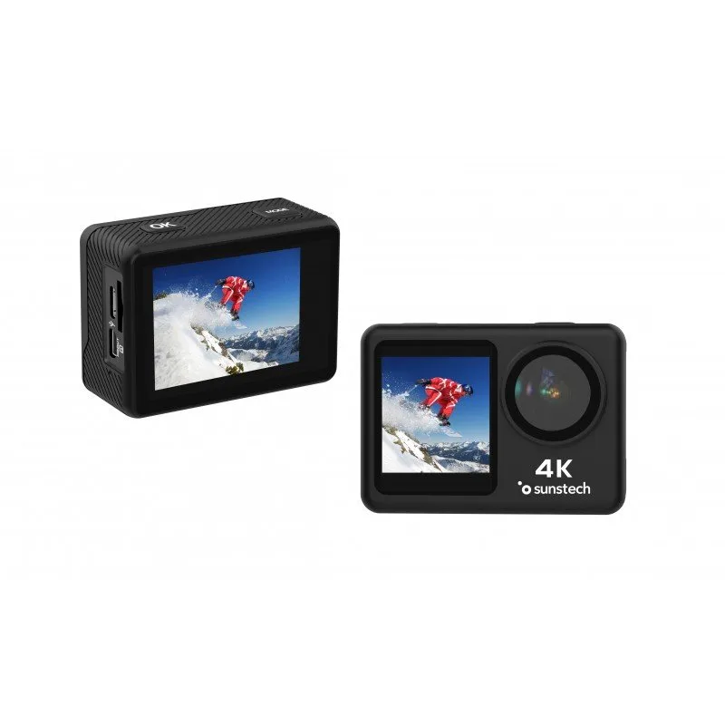 Camara Deportiva Sunstech Adventure 4K 16MP WIFI Sumergible Negra - foto 2
