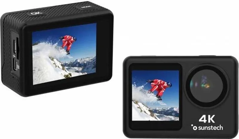 Camara Deportiva Sunstech Adventure 4K 16MP WIFI Sumergible Negra - foto 4