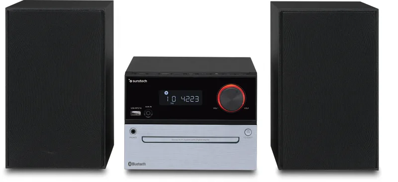 Microcadena Sunstech Mic200btbk 30W Bluetooth Cd/mp3 USB - foto 3