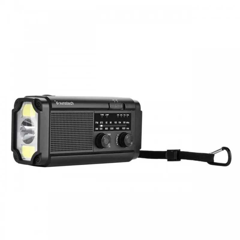 Radio Portatil Sunstech Rpe25 CON Linterna/lampara DE Lectura/alarma Sos/carga POR USB - foto 4