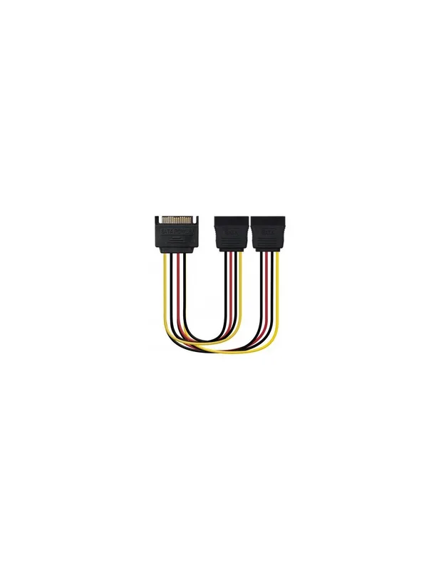 Cable Molex/sata Alimentacion Nano Cable Molex/m - 2xsata/h 0.20m OEM - foto 4