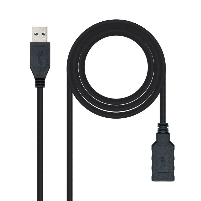 Nanocable Cable USB Nano Cable Usb3.0 A/m - Usb3.0 A/h 2.0m Negro - foto 3