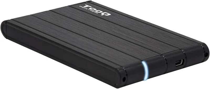 CAJA Disco Duro HDD TOOQ TQE-2530B 2.5'' SATA USB3.0 9,5MM NEGRA
