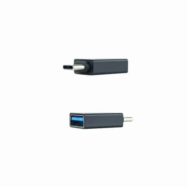 Nanocable Adaptador Nano Cable USB C/m - USB A/h 3.1 Negro - foto 2