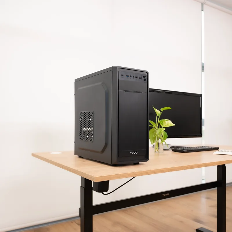 Caja Semitorre/atx Tooq Prisma Tqc-5701u3c-b S/fuente Usb3.0 Negro - foto 3