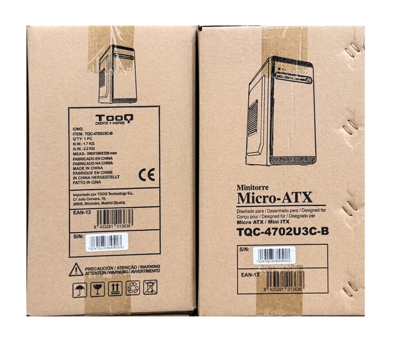Caja Minitorre/micro-atx Tooq Dodeka Tqc-4702u3c-b S/fuente Usb3.0 Negro - foto 3