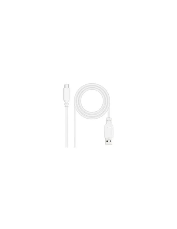 Nanocable Cable USB Nano Cable Usb2.0 Usb-c/m - Usb-c/m 3A 2.0m Blanco