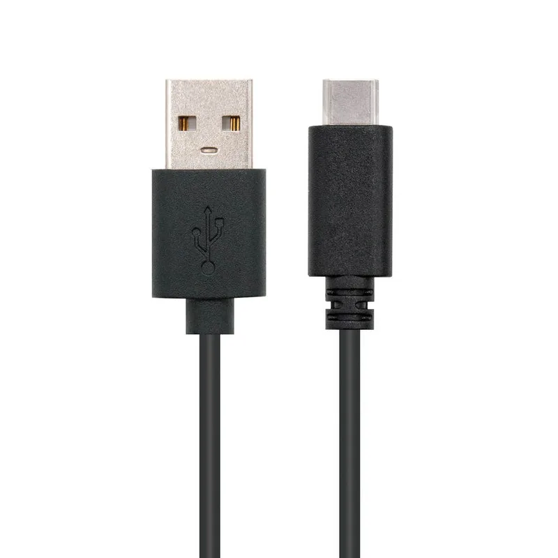 Nanocable Cable USB Nano Cable Usb2.0 Usb-c/m - A/m 1.5m Negro - foto 2