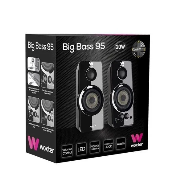Altavoces Woxter BIG Bass 95 2.0 - 20W - foto 4
