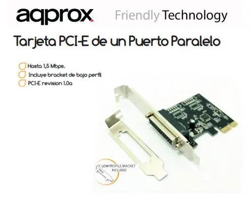 Tarjeta PCI-E 1 PTO Paralelo Approx - foto 4