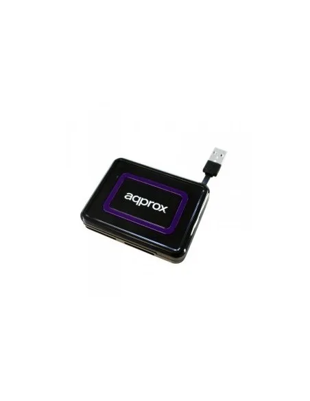 MULTILECTOR Externo USB2.0 APPROX DNI-E NEGRO - foto 2