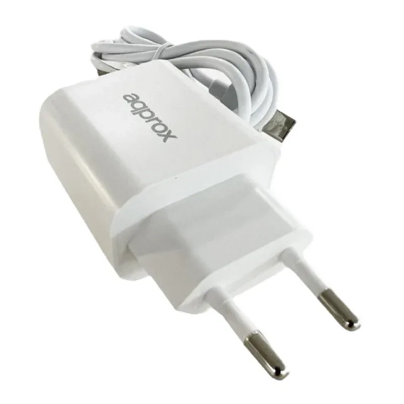 Cargador USB Pared Approx Usb3.0 Cable Usb-c 18W Carga Rapida Blanco