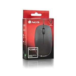 Raton NGS Flame RED Optico 1000DPI USB RED