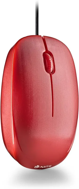 Raton NGS Flame RED Optico 1000DPI USB RED - foto 3