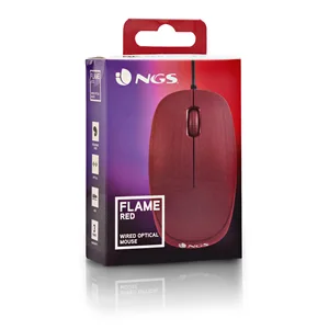 Raton NGS Flame RED Optico 1000DPI USB RED - foto 4