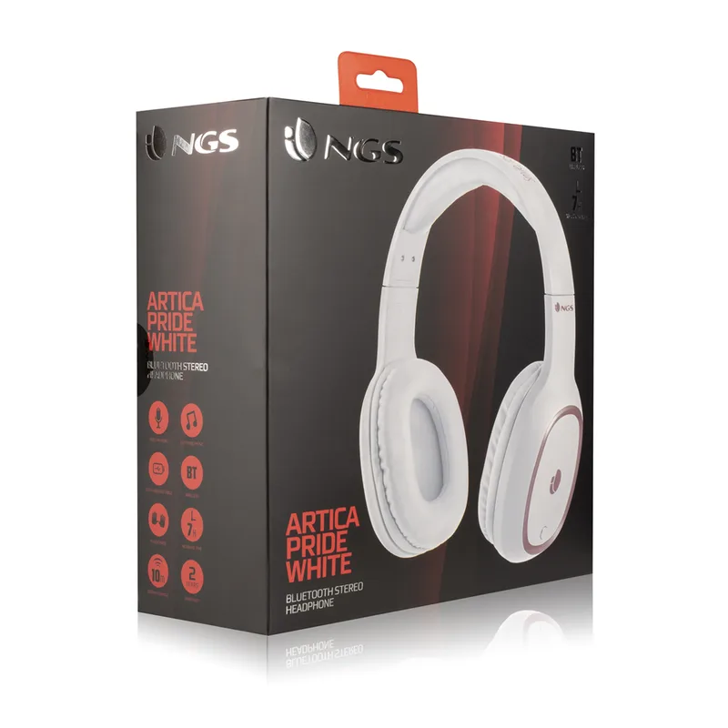 Auriculares C/microfono NGS Artica Bloom Inalambricos Blanco - foto 2