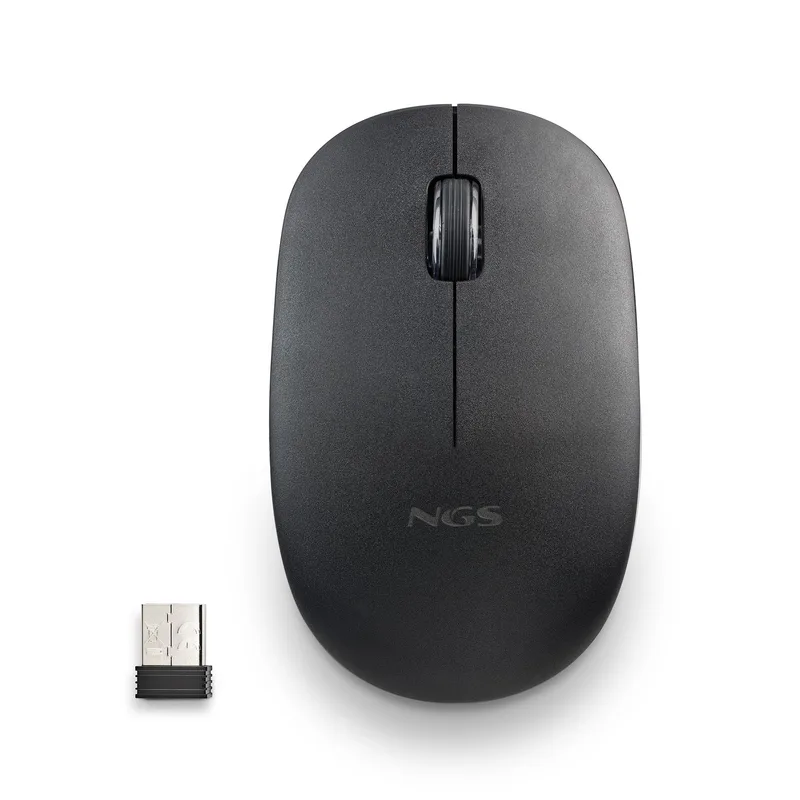 Raton NGS FOG PRO 1000DPI Inalambrico Negro