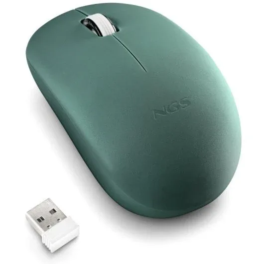 Raton NGS FOG PRO 1000DPI Inalambrico Verde
