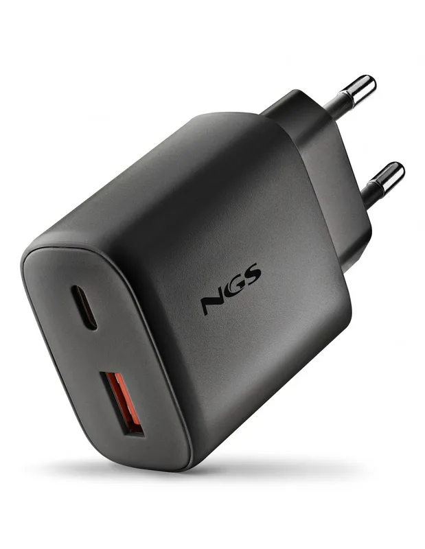 Cargador USB Pared NGS GAN 45W Usb-c/usb-a Negro - foto 2