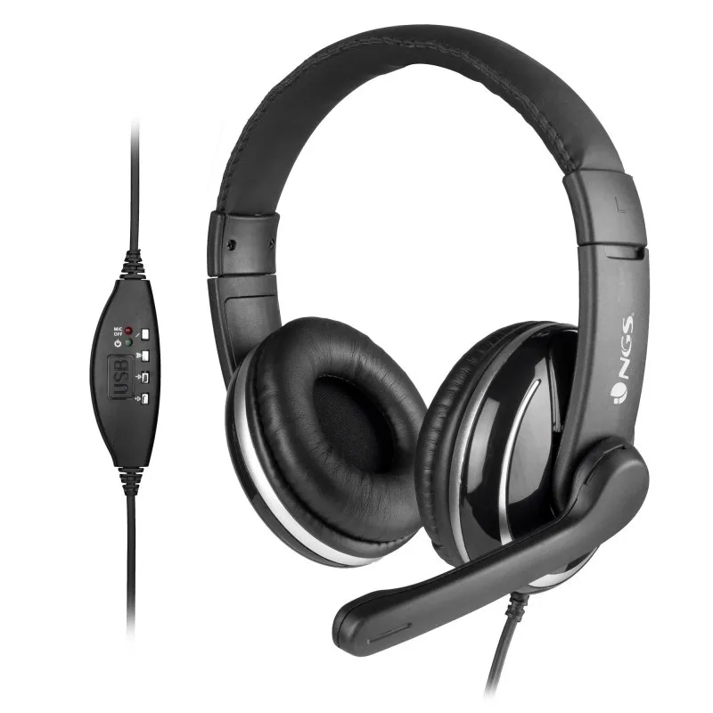 Auriculares C/microfono NGS VOX 605 Usb-c Negro - foto 4