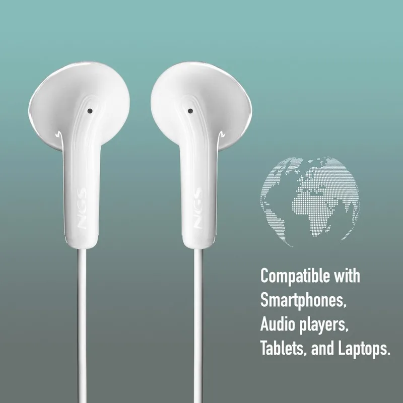 Auriculares C/microfono NGS Cross Glide Usb-c Blanco C/cable - foto 4