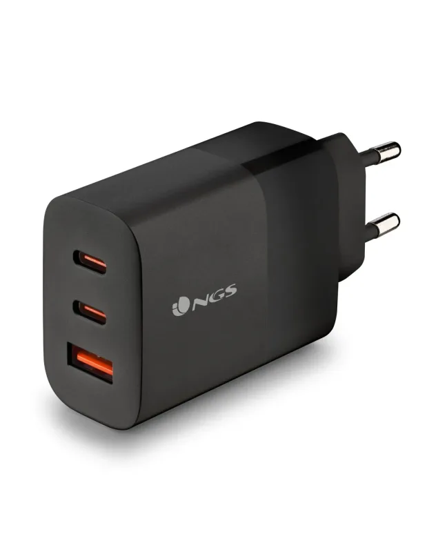 Cargador USB Pared NGS GAN 65W Usb-c Negro C/cable Portatiles/tablet/smartphone - foto 4