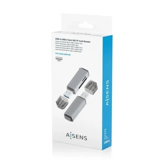 MULTILECTOR Externo AISENS ASCR-2A09-GR GRIS - foto 2